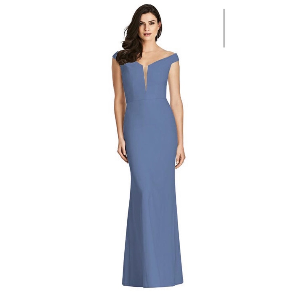 Dessy Collection 3016 Larkspur/Light Nude Dress